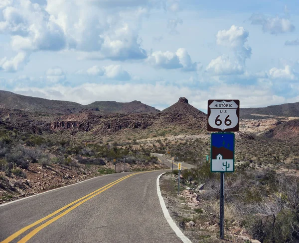 Rota histórica 66 no Arizona — Fotografia de Stock