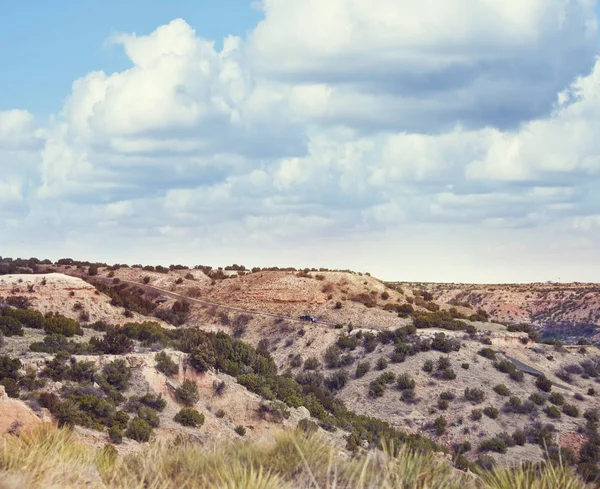 View at Palo Duro Canyon State Park w Teksasie — Zdjęcie stockowe