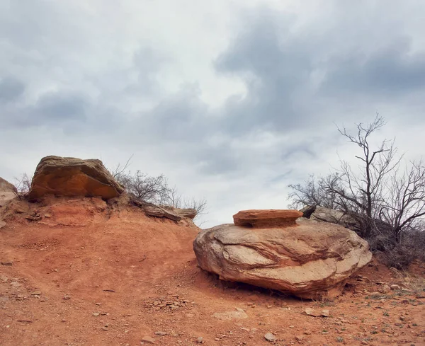 Скелі в місті Пало Duro Каньйон State Park. Техас. — стокове фото