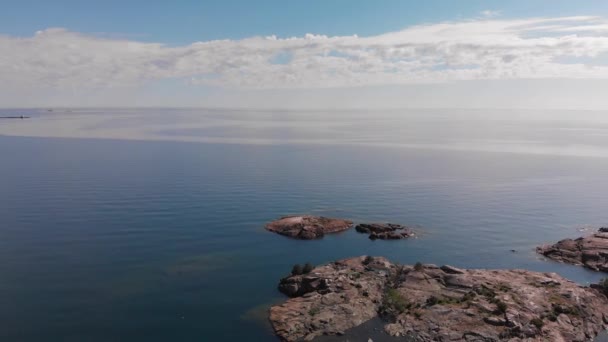 Pemandangan Udara Dari Danau Batu Superior — Stok Video