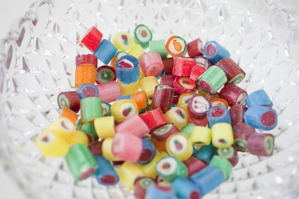 handmade candies in a crystal box