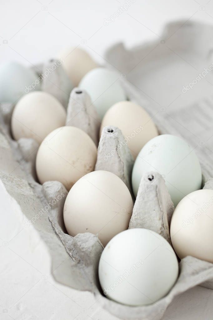 lot of eggs in multiple colors