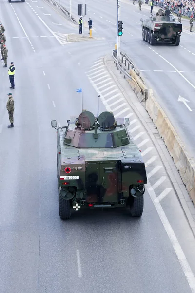 Warsaw Poland May Military Vehicles Army Parade May 2019 Warsaw — Stock Photo, Image