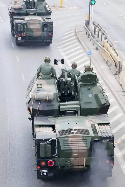 Warsaw Poland May Military Vehicles Army Parade May 2019 Warsaw — Stock Photo, Image