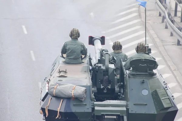 Warsaw Poland May Military Vehicles Army Parade May 2019 Warsaw — Stock Photo, Image