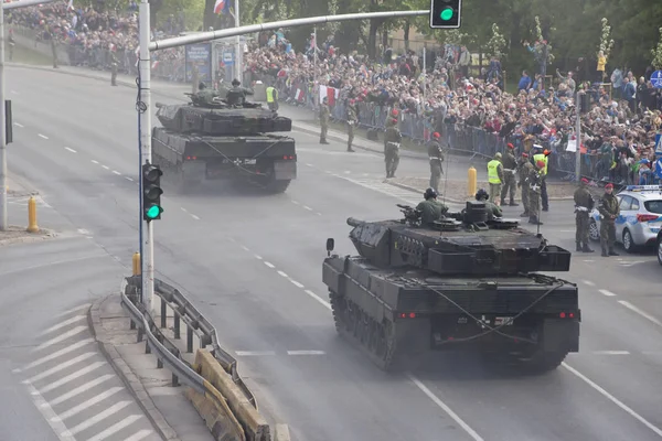 Warsaw Poland May Military Vehicles Army Parade May 2019 Warsaw — Stock Photo, Image