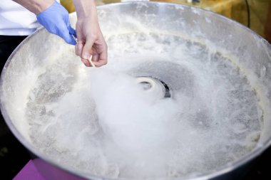 Şeker diş ipi makinesi- şeker diş ipi yapma