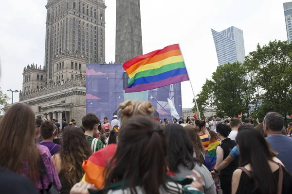 波兰华沙 7月8日 2019年7月8日 波兰华沙举行的平等游行 — 图库照片