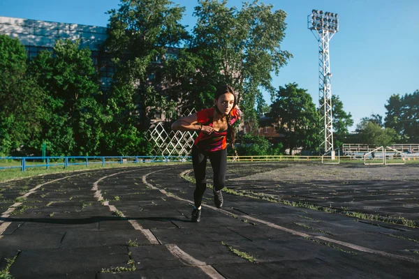 Track Field Atletiek Opleiding — Stockfoto