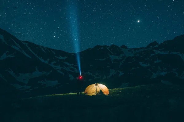 Zomeravond Bergen — Stockfoto