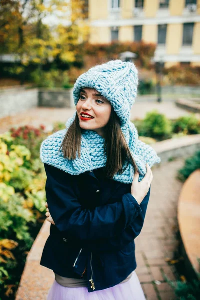 Lopen Herfst Park — Stockfoto