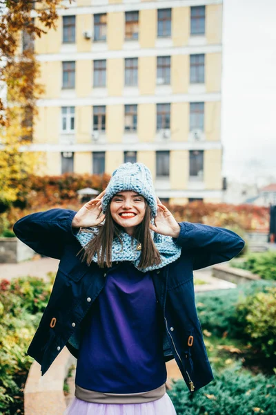 Lopen Herfst Park — Stockfoto