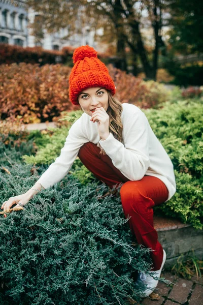 Lopen Herfst Park — Stockfoto