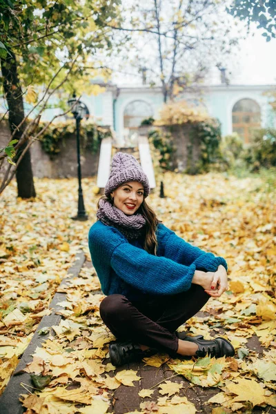 Lopen Herfst Park — Stockfoto