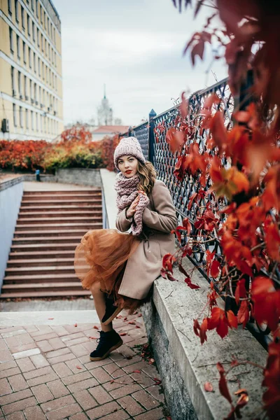 Lopen Herfst Park — Stockfoto