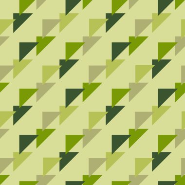 Üçgenler ile arka plan. Yeşil tonları sorunsuz doku.