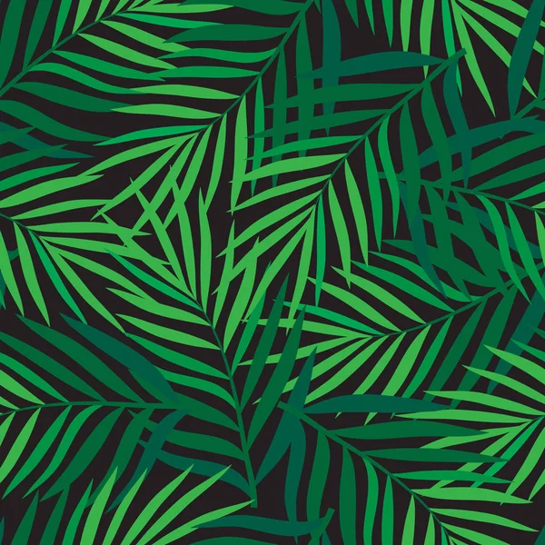 Wzór Gałązką Palmową Ilustracja Wektorowa — Wektor stockowy