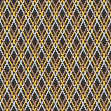 Örgü desen. Edikula. Kesintisiz geometrik doku.