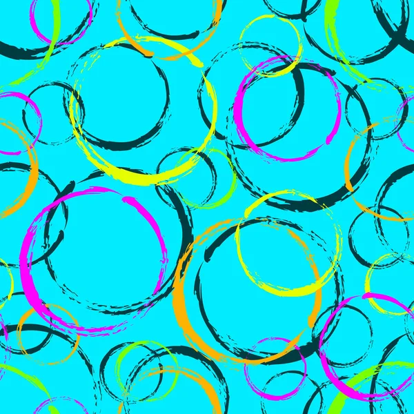 Φωτεινά Πολύχρωμα Κύκλους Απρόσκοπτη Διάνυσμα Φόντο — Διανυσματικό Αρχείο