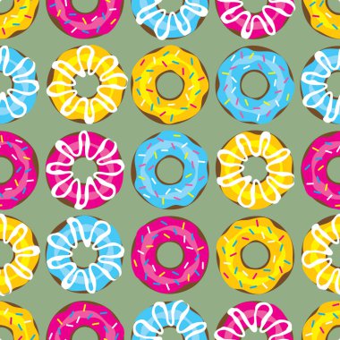 Lezzetli çörekler. Sorunsuz arka plan.