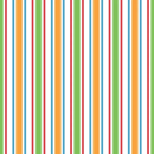 Vertical Stripes Different Thickness Colors Seamless Background — Stock Vector