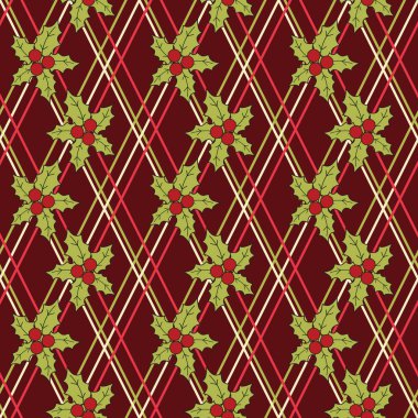 Ökseotunun meyveleri ile sorunsuz arka plan.