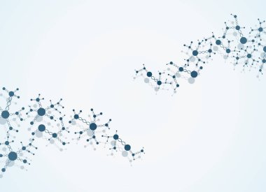 Soyut arkaplan tıbbi madde ve moleküller.