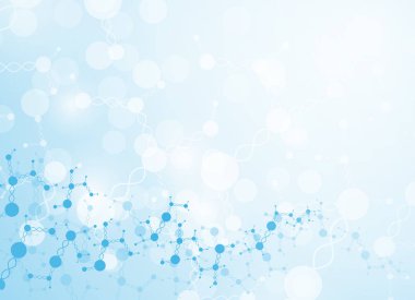 Soyut arkaplan tıbbi madde ve moleküller.