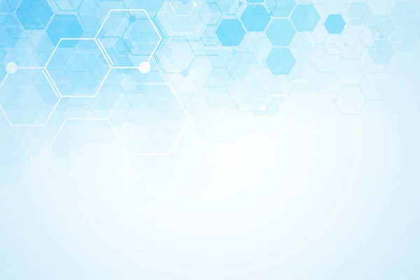 Soyut tıbbi geçmiş ve bilim konsepti.