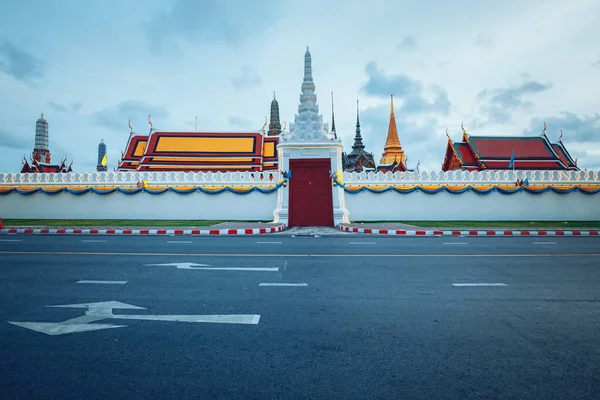 Vor Dem Phra Kaew Tempel Abend — Stockfoto
