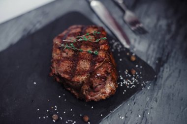 Domuz biftek kayrak kurulu Üstten Görünüm