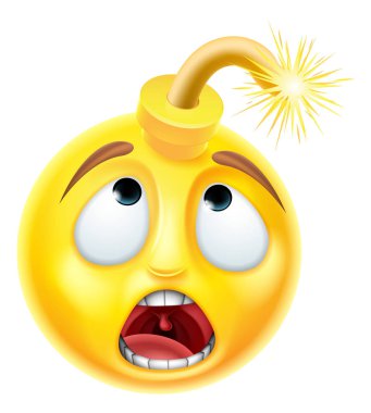 Bomb Emoji Emoticon clipart