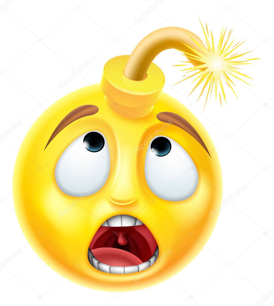 Bombe Emoji Emoticons — Stockvektor © Krisdog 196579336