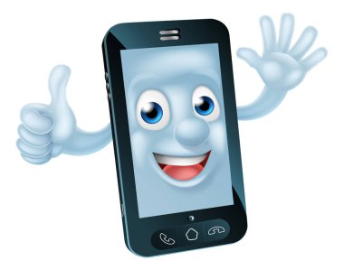 Telefon karakter çizimi