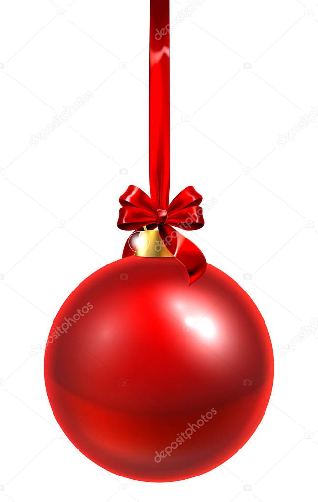 Red Christmas Bauble