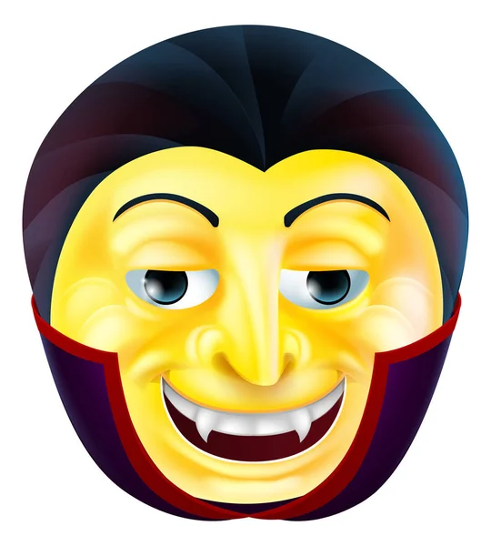Vampier Emoji Emoticon — Stockvector