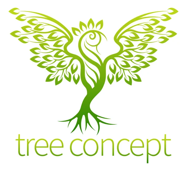 Bird Tree Concept — Stock Vector