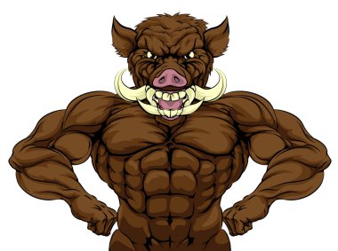 Yaban domuzu Warthog maskot