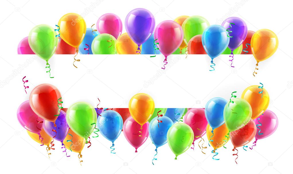 Balloons Party Banner