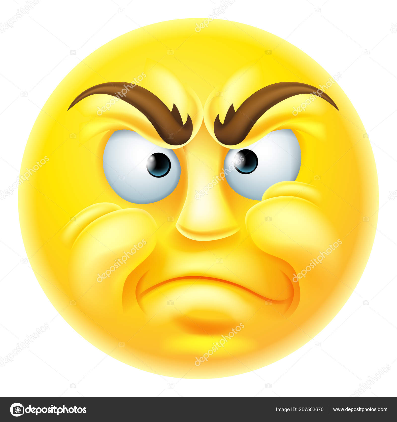 Jealous Emoticon Face