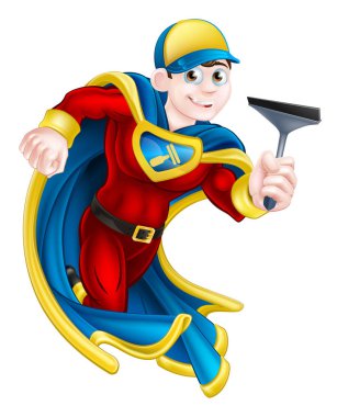 Oto yıkama süper kahraman