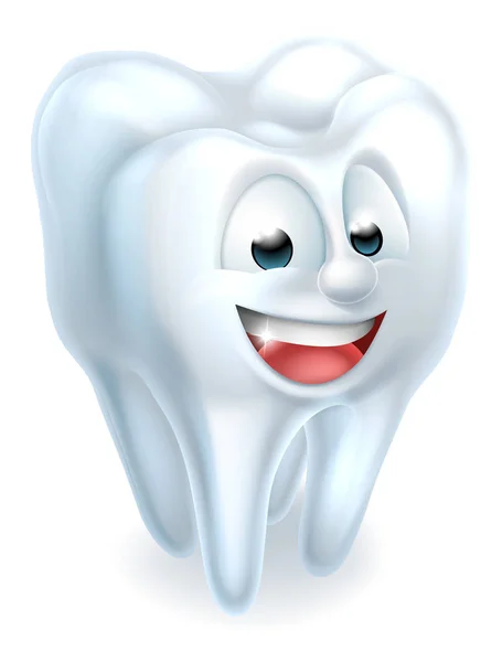 Grafica della mascotte del dente — Vettoriale Stock