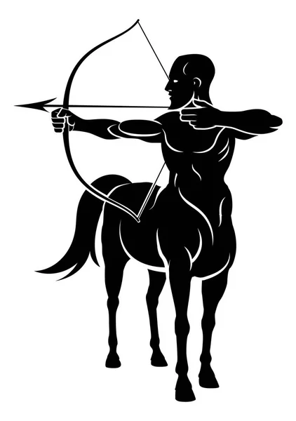 Centaur Archer grafiği — Stok Vektör