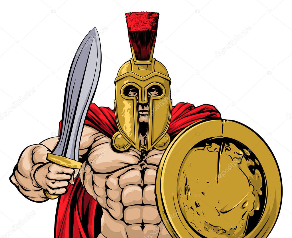 Trojan Warrior Graphic