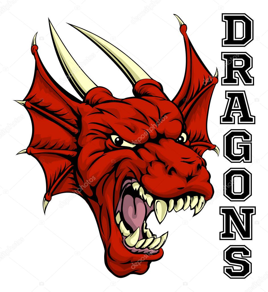 Dragons Mascot Graphic