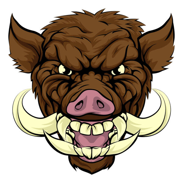 Boar Mascot Illustration