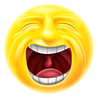 İfade Emoji çığlık