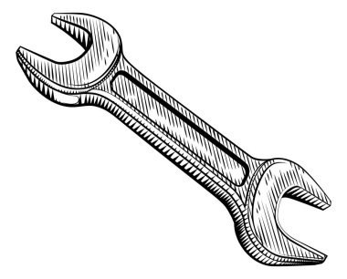 Gravür tarzı somun anahtarı