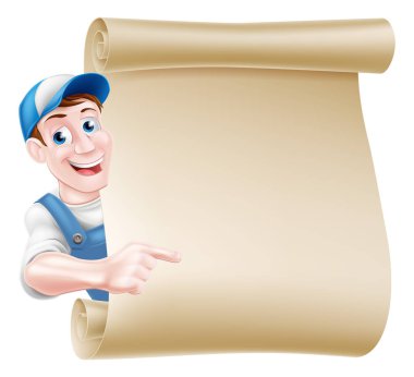 Adam kaydırma işaret