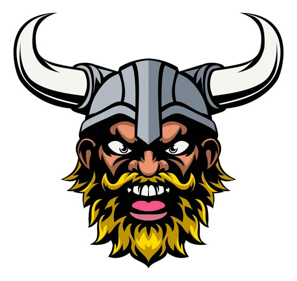 Viking maskot illustration — Stock vektor